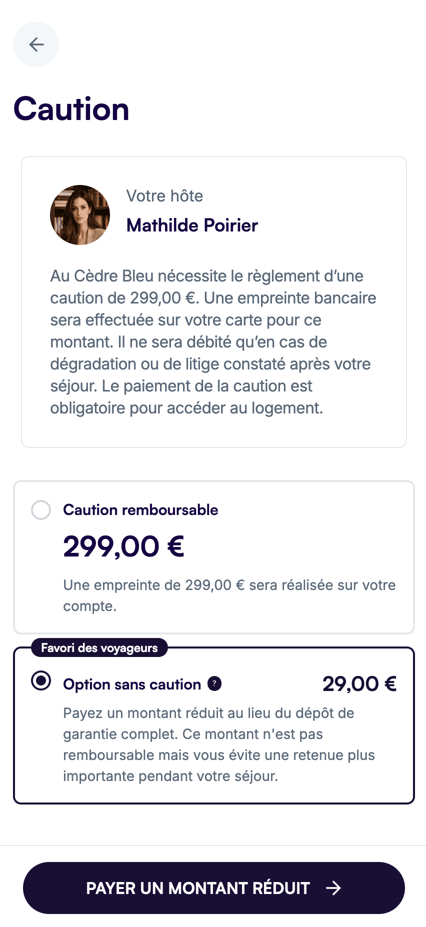 Exemple de Deposit Waiver